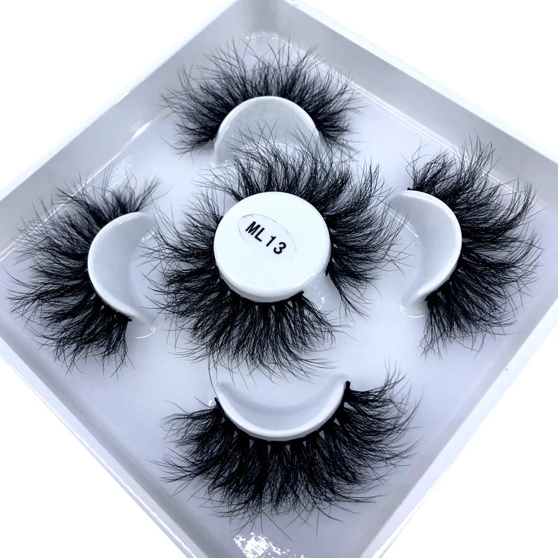 3 Paires Cils Minks 3D – Longs & Naturels