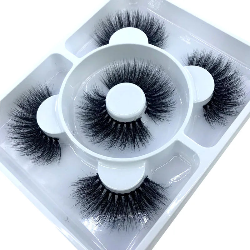 3 Paires Cils Minks 3D – Longs & Naturels