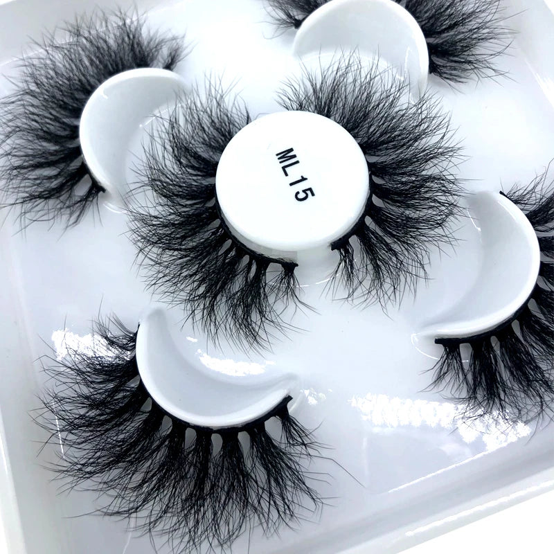 3 Paires Cils Minks 3D – Longs & Naturels