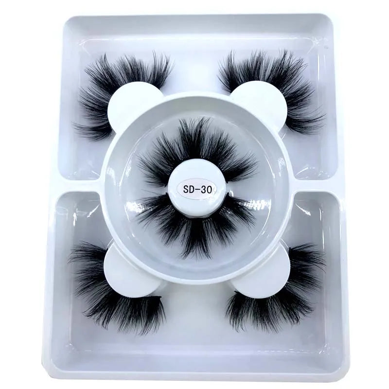 3 Paires Cils Minks 3D – Longs & Naturels