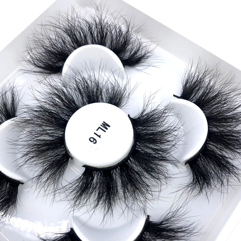 3 Paires Cils Minks 3D – Longs & Naturels