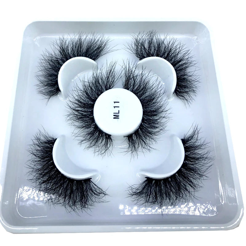 3 Paires Cils Minks 3D – Longs & Naturels