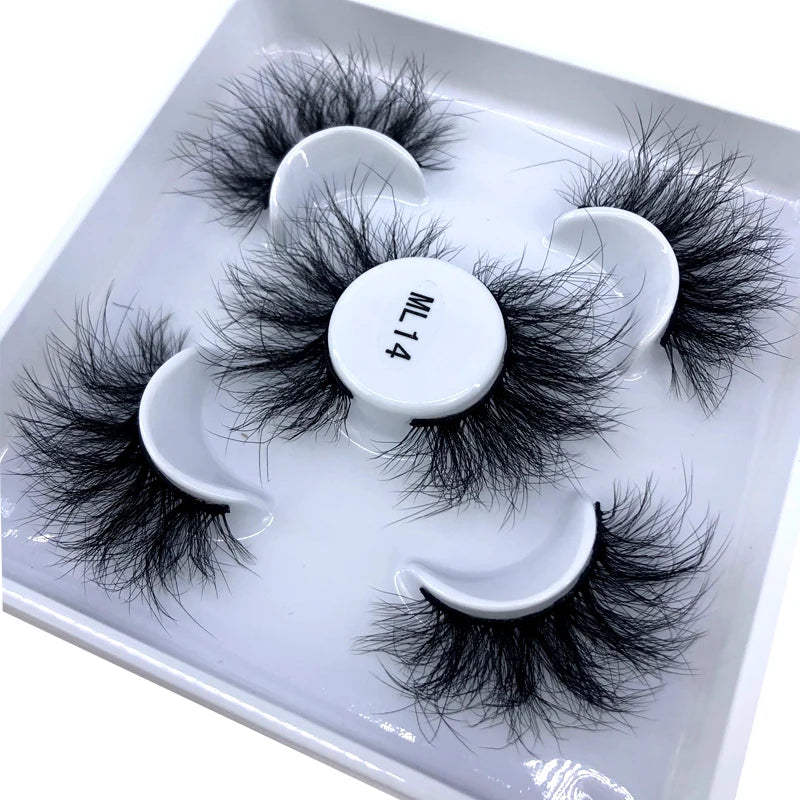 3 Paires Cils Minks 3D – Longs & Naturels