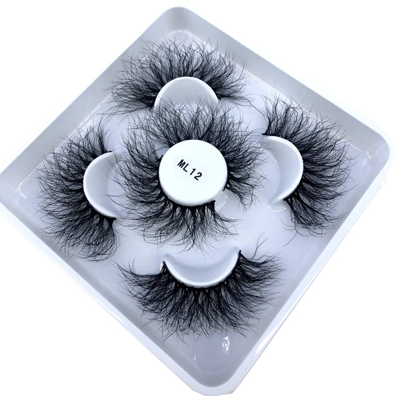 3 Paires Cils Minks 3D – Longs & Naturels