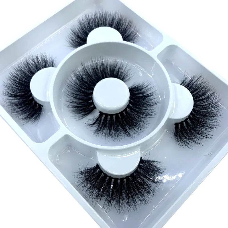 3 Paires Cils Minks 3D – Longs & Naturels