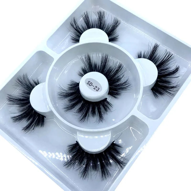 3 Paires Cils Minks 3D – Longs & Naturels