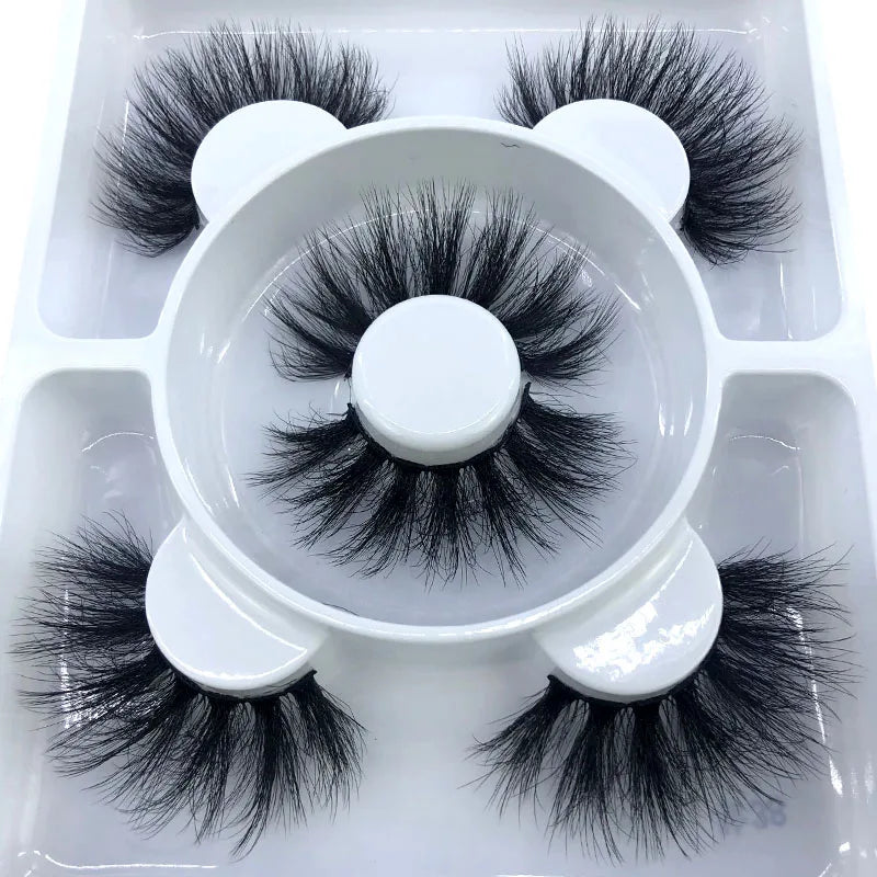 3 Paires Cils Minks 3D – Longs & Naturels