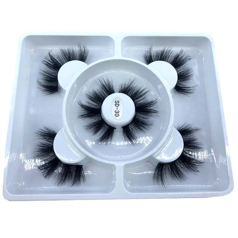 3 Paires Cils Minks 3D – Longs & Naturels