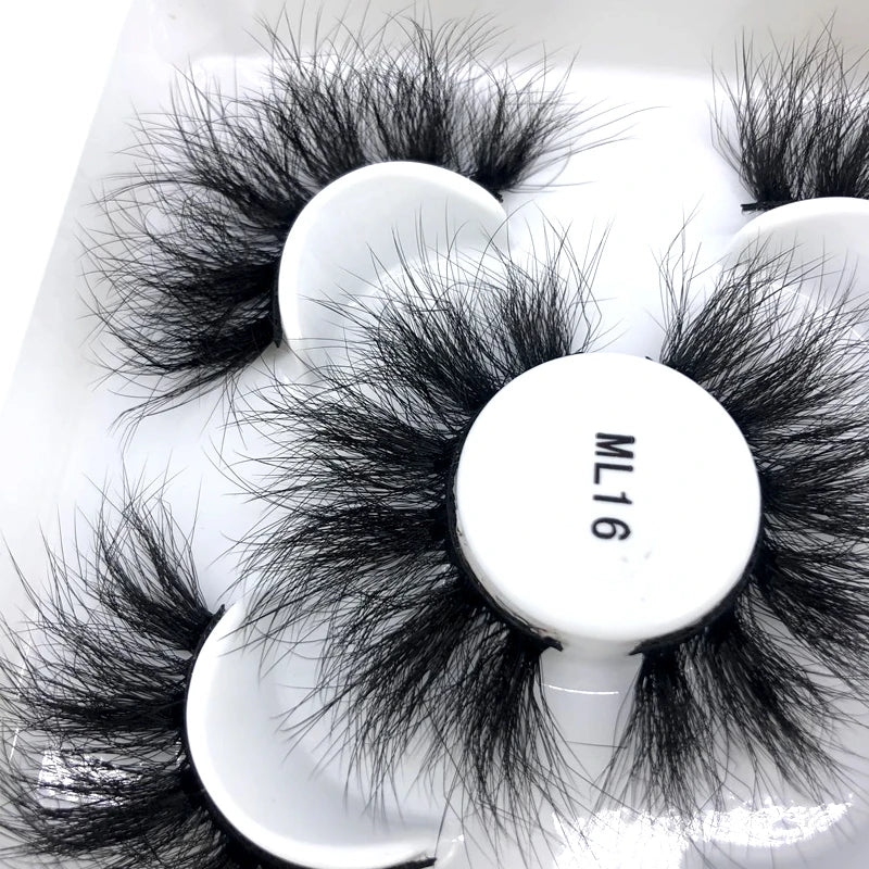 3 Paires Cils Minks 3D – Longs & Naturels