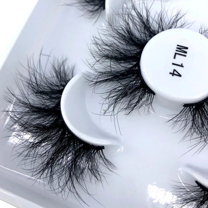 3 Paires Cils Minks 3D – Longs & Naturels