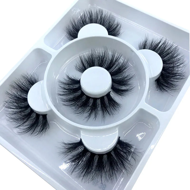 3 Paires Cils Minks 3D – Longs & Naturels