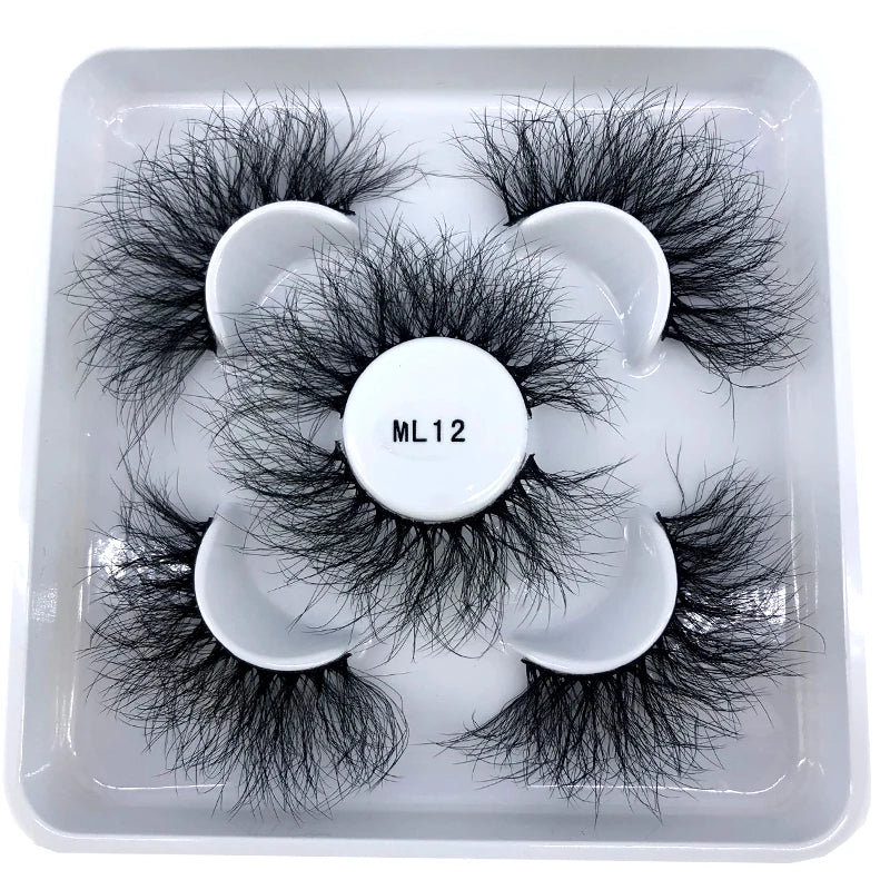 3 Paires Cils Minks 3D – Longs & Naturels