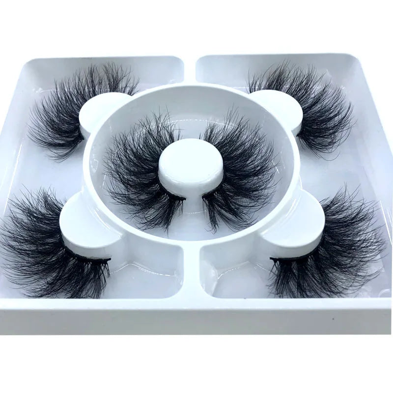 3 Paires Cils Minks 3D – Longs & Naturels