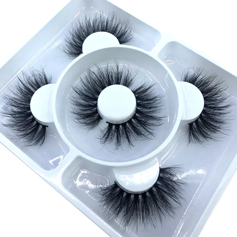 3 Paires Cils Minks 3D – Longs & Naturels