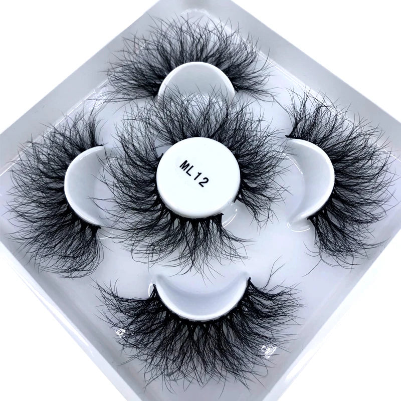 3 Paires Cils Minks 3D – Longs & Naturels