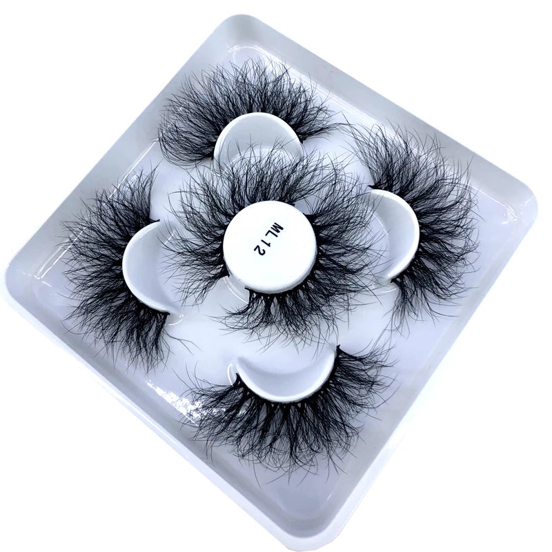 3 Paires Cils Minks 3D – Longs & Naturels