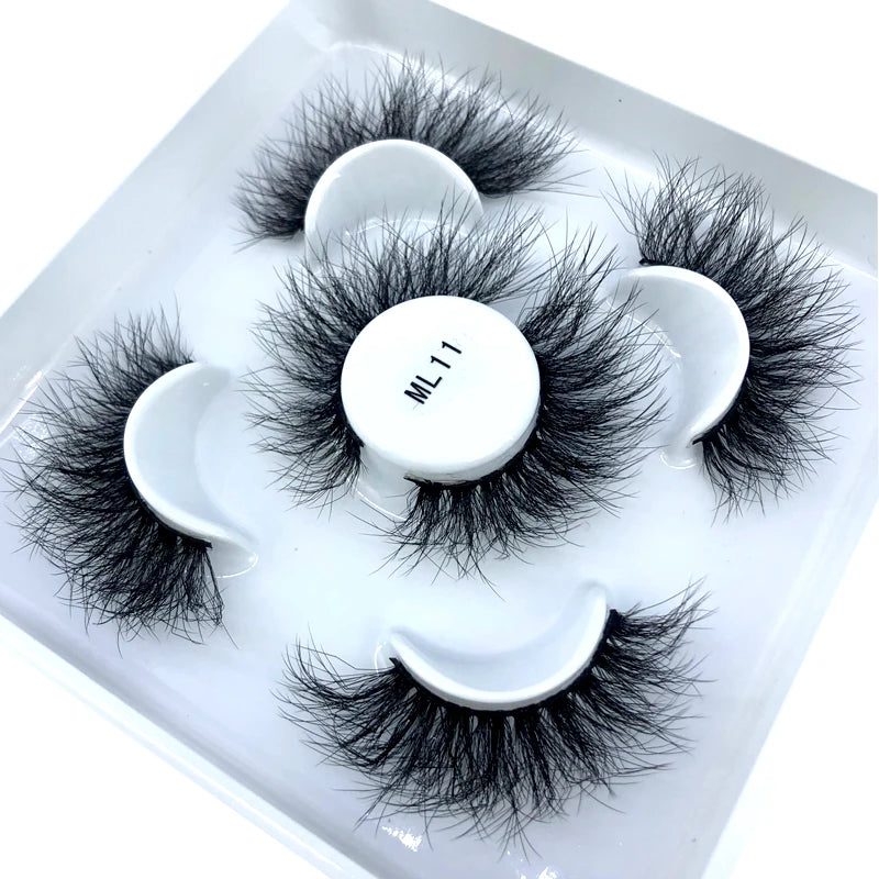 3 Paires Cils Minks 3D – Longs & Naturels