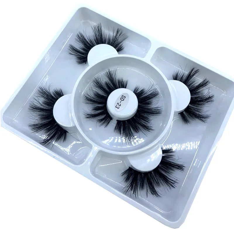 3 Paires Cils Minks 3D – Longs & Naturels