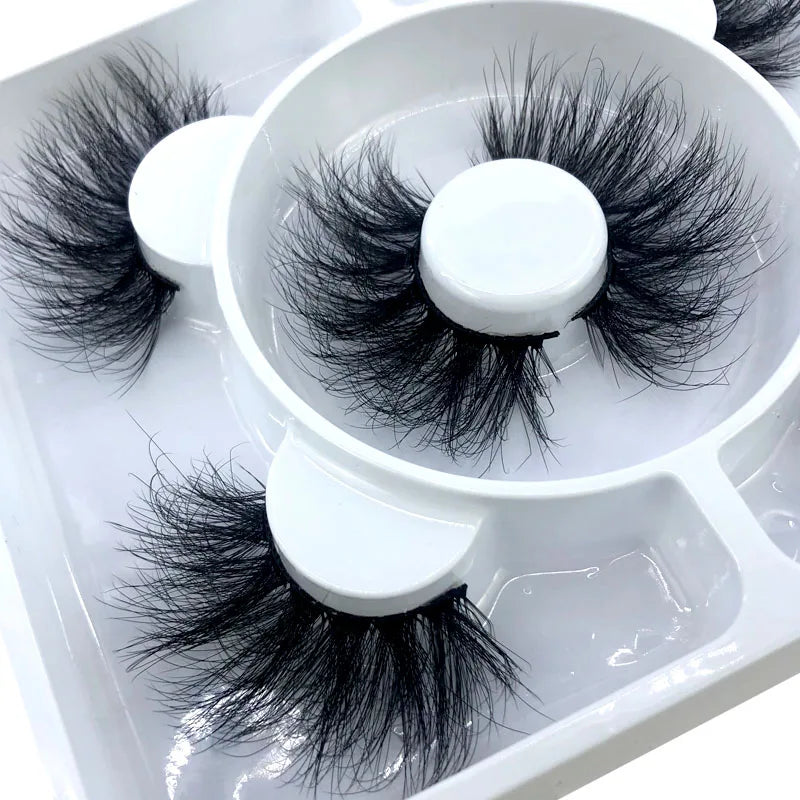 3 Paires Cils Minks 3D – Longs & Naturels