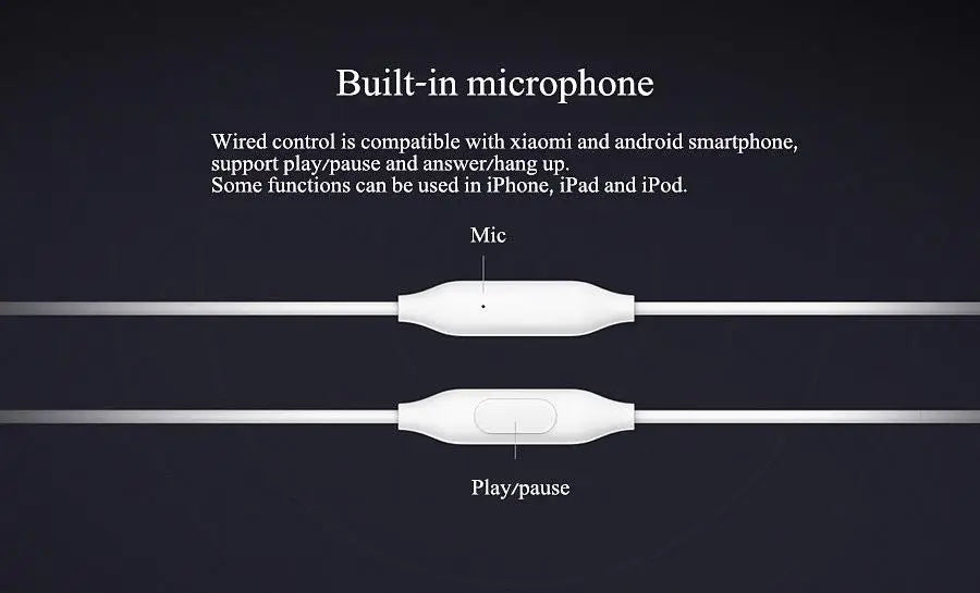 Xiaomi Piston 3 Earphones - Casque In-Ear avec Micro, Bass, 3.5mm