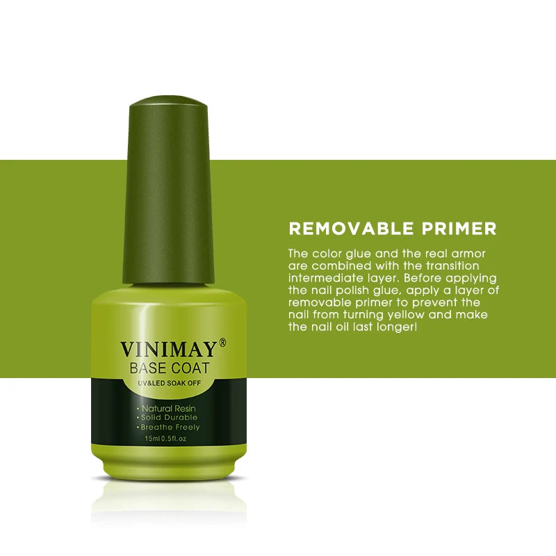 Gel Magic Remover VINIMAY – Base & Top Coat Mat, Vernis Ongles