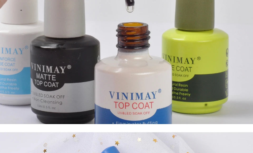 Gel Magic Remover VINIMAY – Base & Top Coat Mat, Vernis Ongles