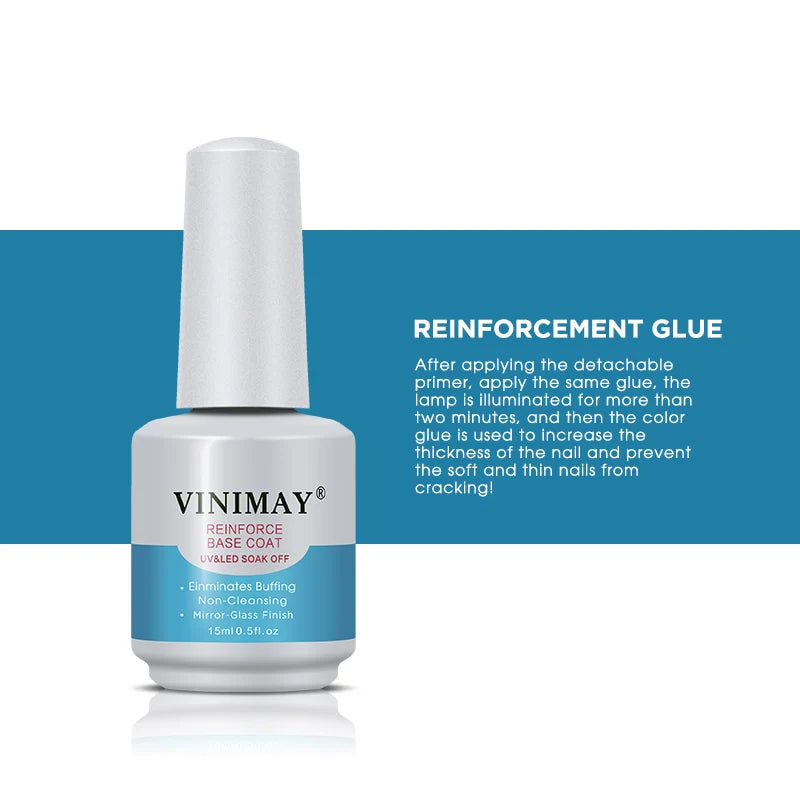 Gel Magic Remover VINIMAY – Base & Top Coat Mat, Vernis Ongles