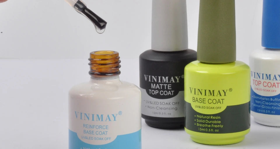 Gel Magic Remover VINIMAY – Base & Top Coat Mat, Vernis Ongles