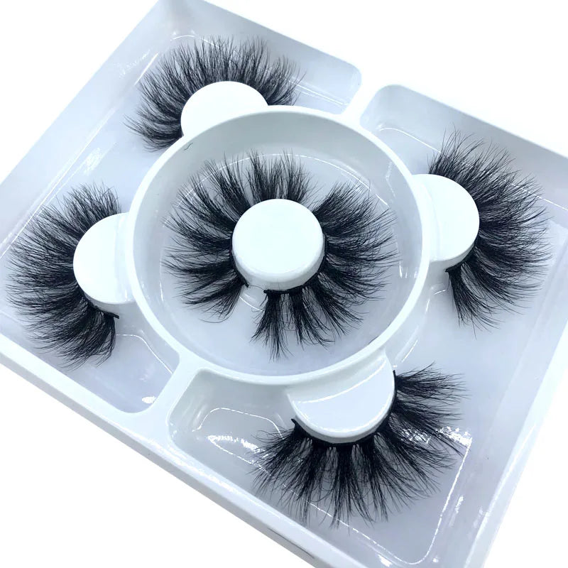 3 Paires Cils Minks 3D – Longs & Naturels