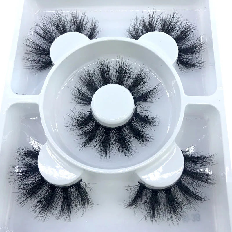 3 Paires Cils Minks 3D – Longs & Naturels
