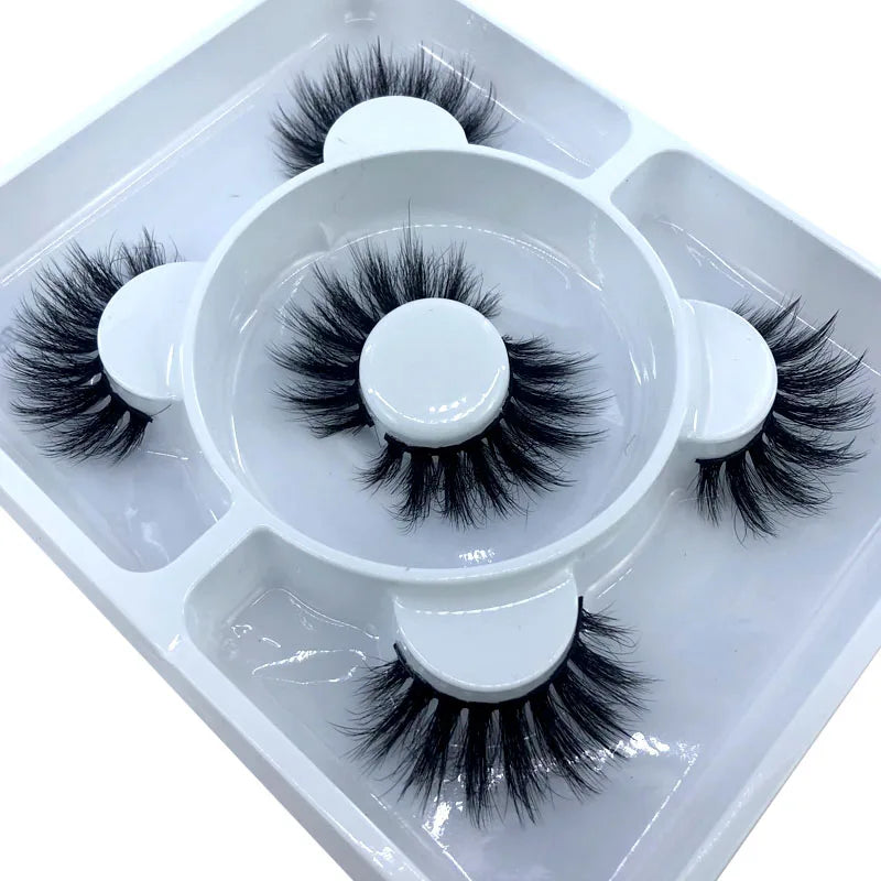 3 Paires Cils Minks 3D – Longs & Naturels