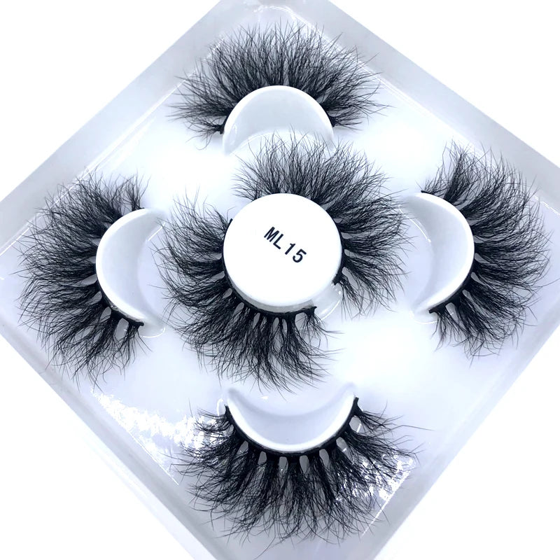 3 Paires Cils Minks 3D – Longs & Naturels