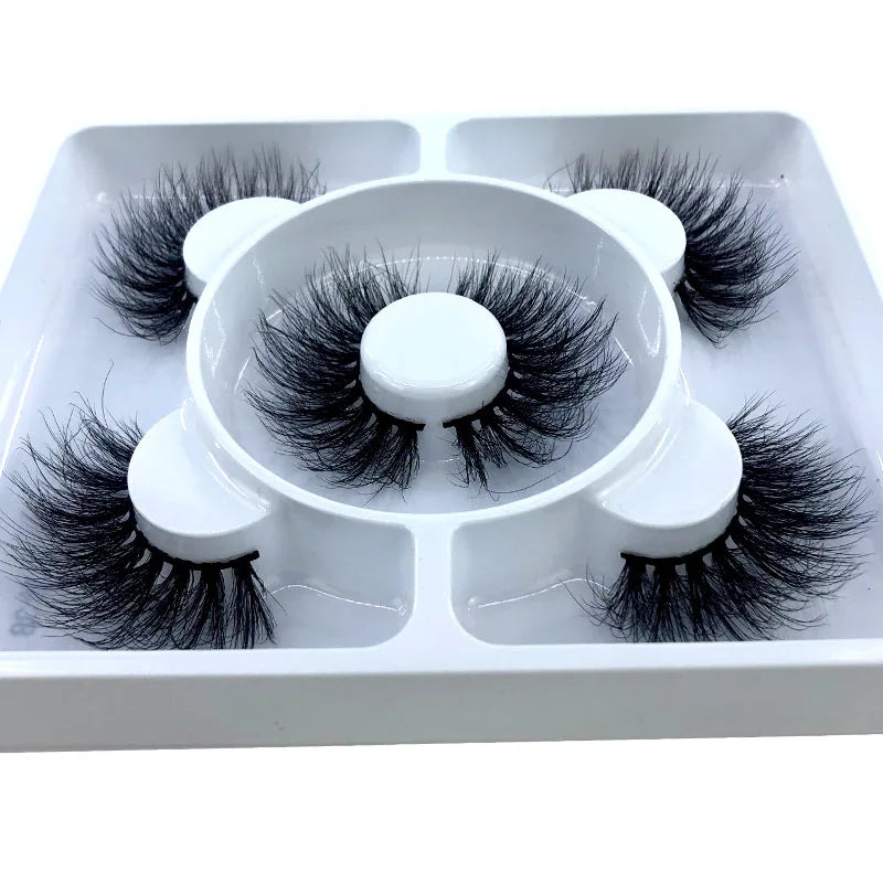 3 Paires Cils Minks 3D – Longs & Naturels