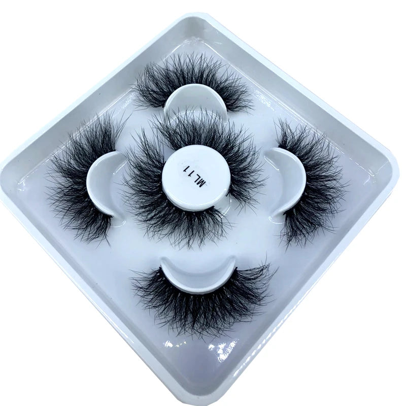 3 Paires Cils Minks 3D – Longs & Naturels