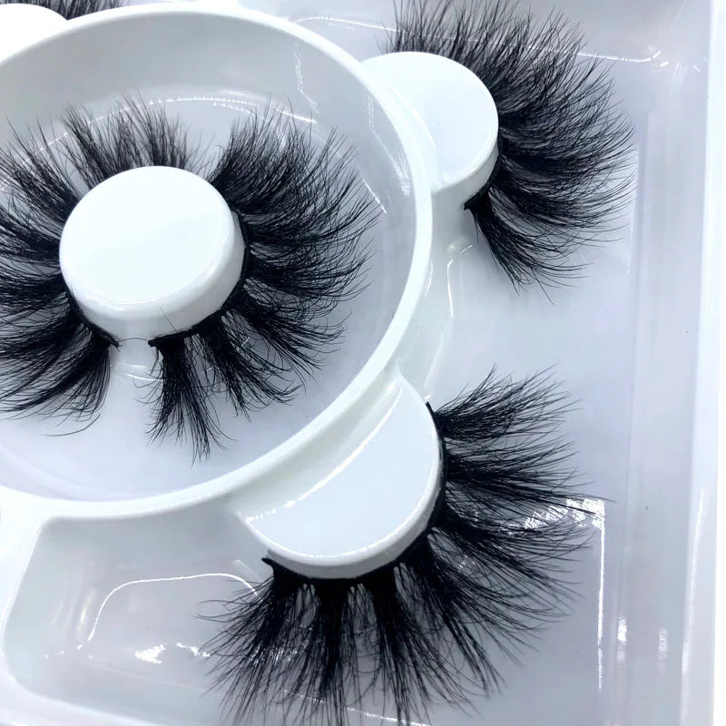 3 Paires Cils Minks 3D – Longs & Naturels