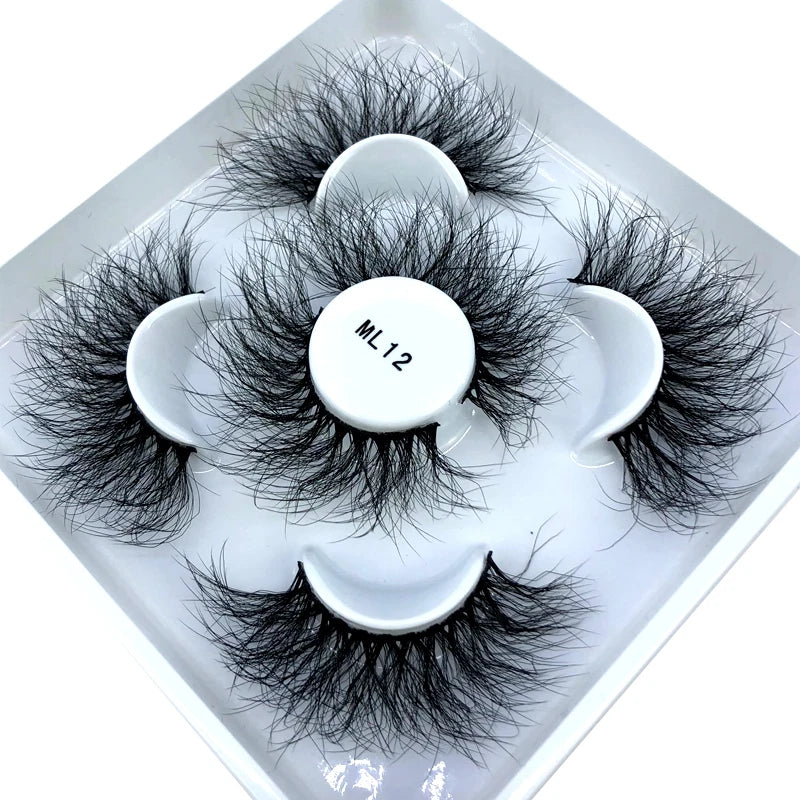 3 Paires Cils Minks 3D – Longs & Naturels
