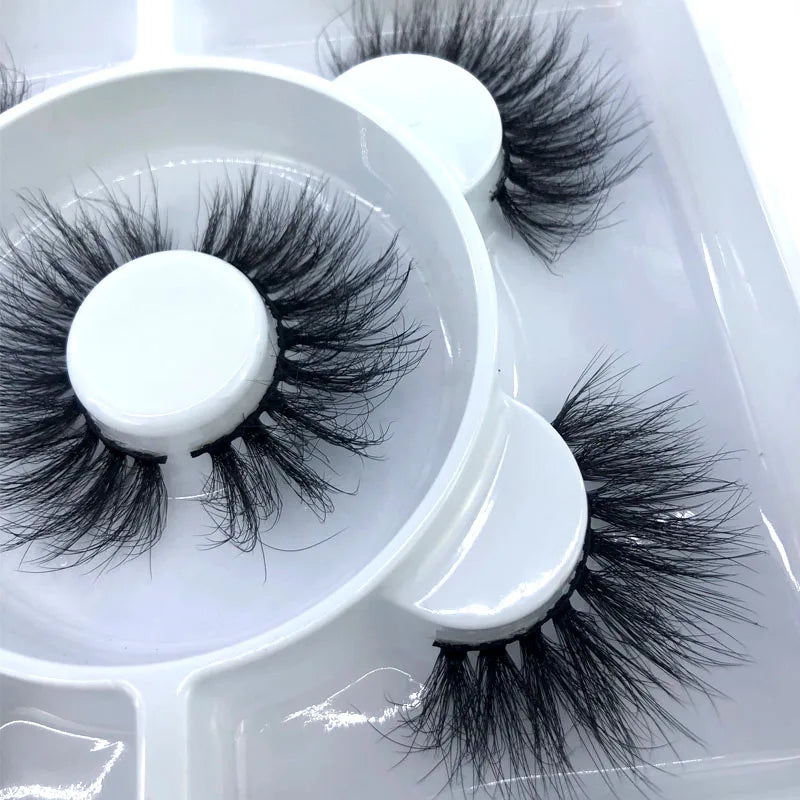 3 Paires Cils Minks 3D – Longs & Naturels