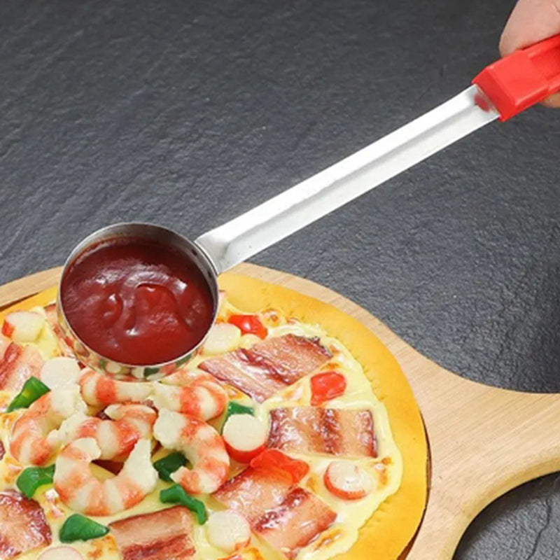 Cuillère à Sauce Pizza en Acier Inoxydable - Outil de Cuisine