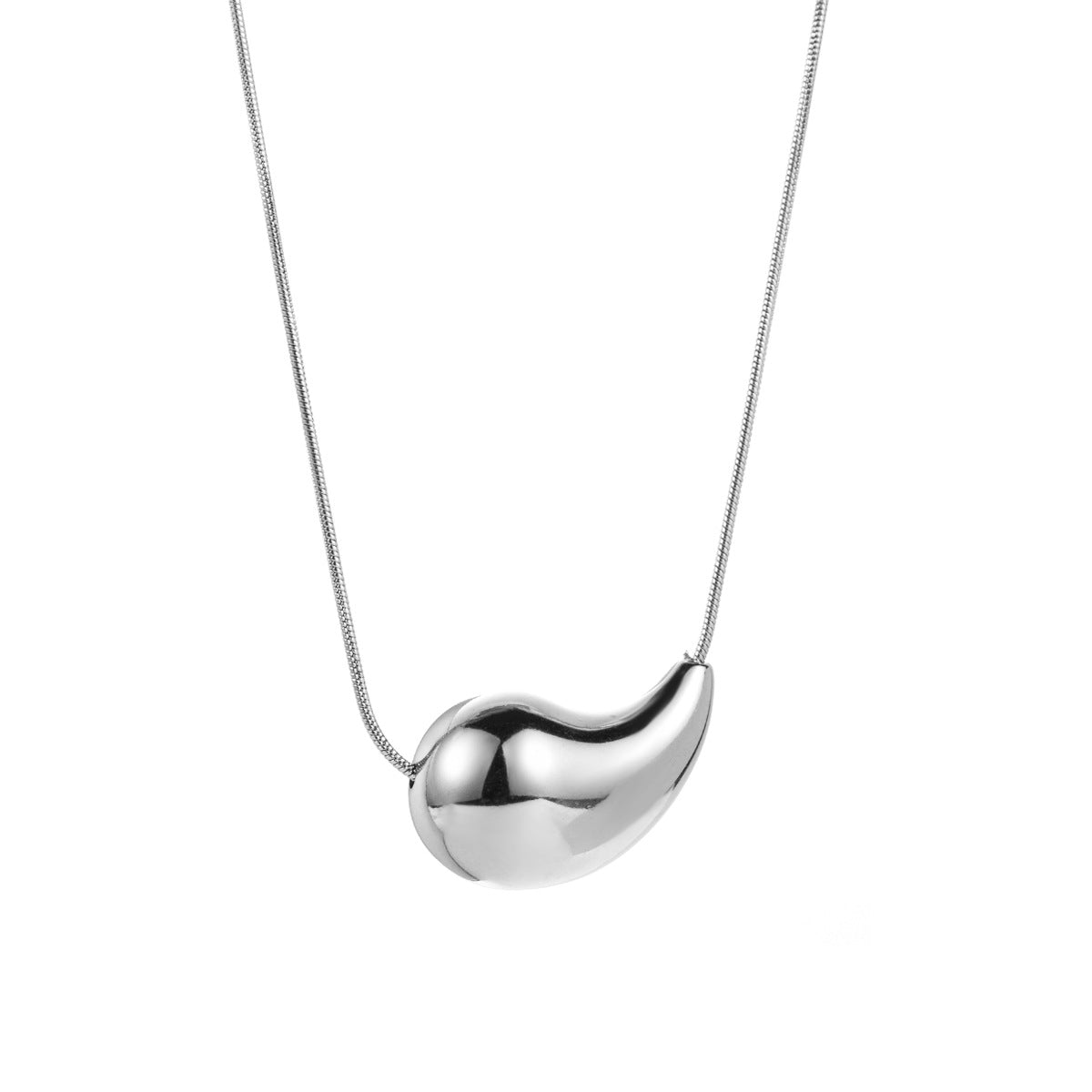 Collier pendentif de style haut de gamme en acier inoxydable