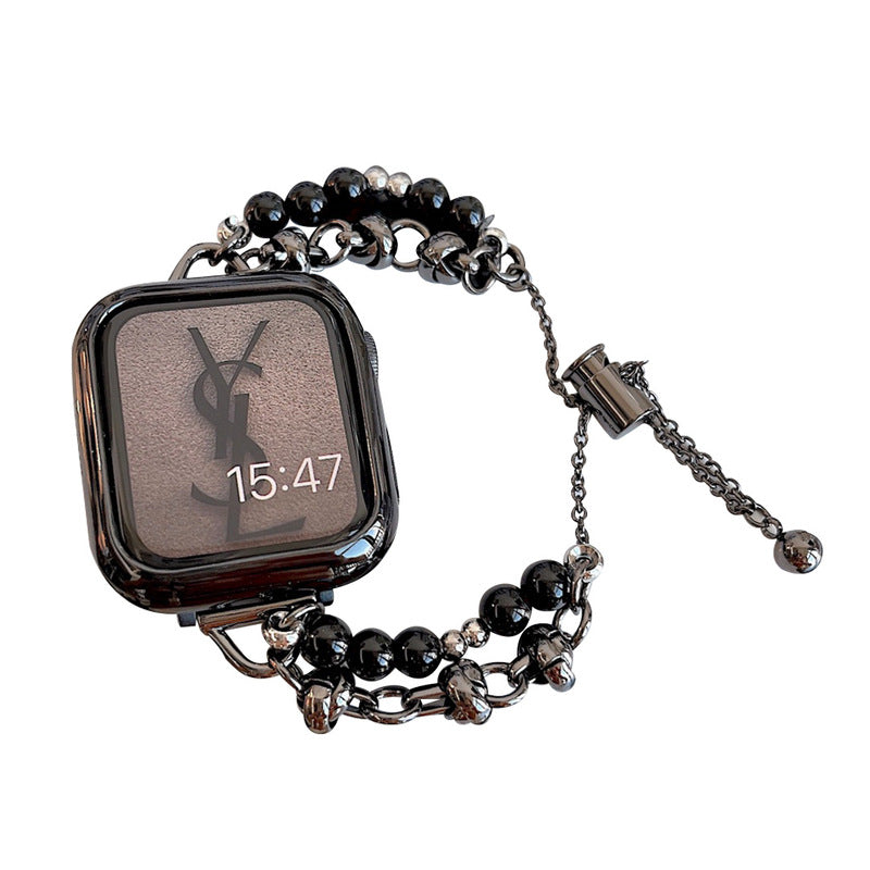 bracelet de montre, perle acier inoxydable