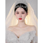 Robe de mariée tube française, robe de mariée principale à grande queue pour la mère