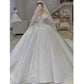 Robe de mariée tube française, robe de mariée principale à grande queue pour la mère