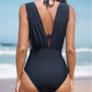 Maillot de bain 1 pièce couleur unie