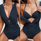 Maillot de bain 1 pièce couleur unie