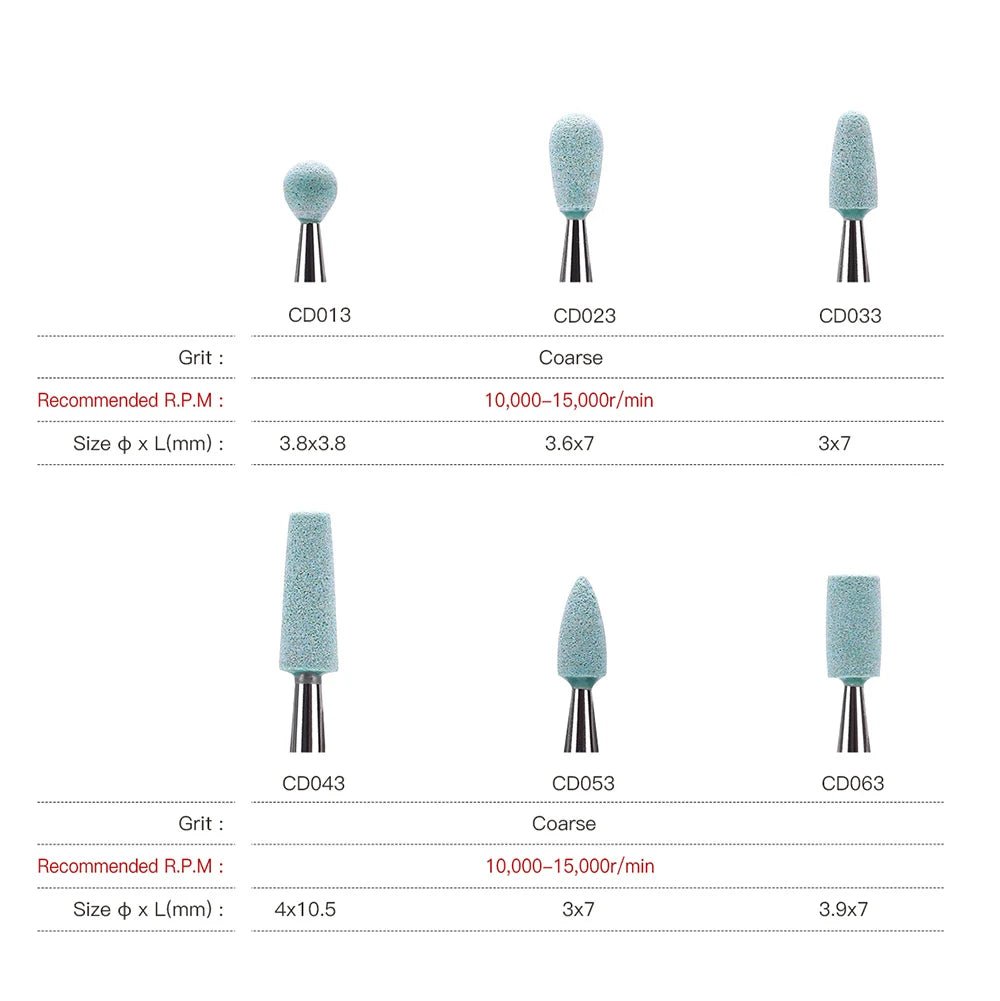 Meule Dentaire Céramique 1pcs – Polissage Zirconia & Porcelaine