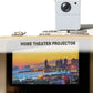 Projecteur portable 4K, Android, Wi-Fi, Bluetooth, cinéma extérieur