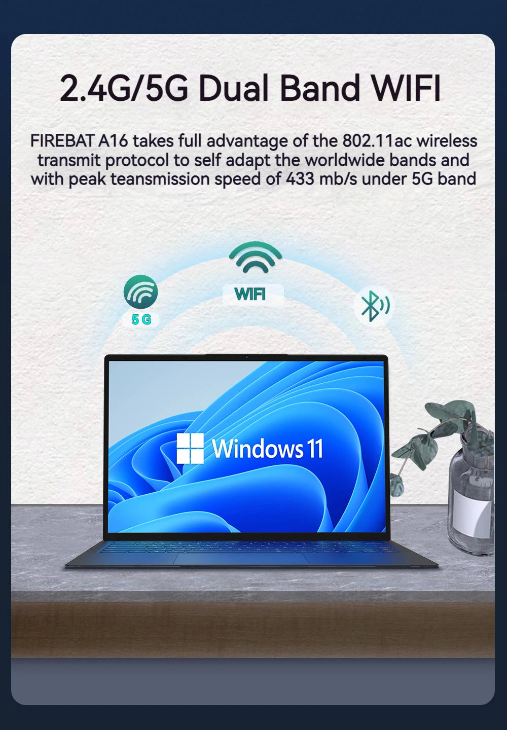 FIREBAT A16 16 Inch 100%sRGB Ultra Slim