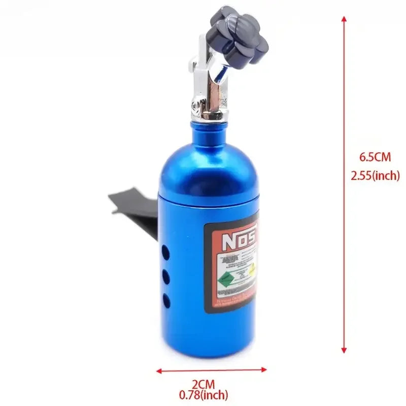 Diffuseur Air Bleu Aluminium – Parfum Rechargeable pour Voiture