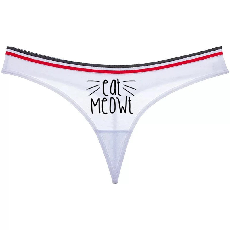 Culotte G-String Femme – Coton, Personnalisable & Design Unique