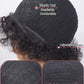 Perruque Afro Kinky Curly Court - Cheveux Humains Naturels